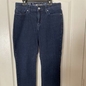 New w/o Tags-Levi's Perfect Waist 525 Straight Leg Jeans Dark Denim W29 L30